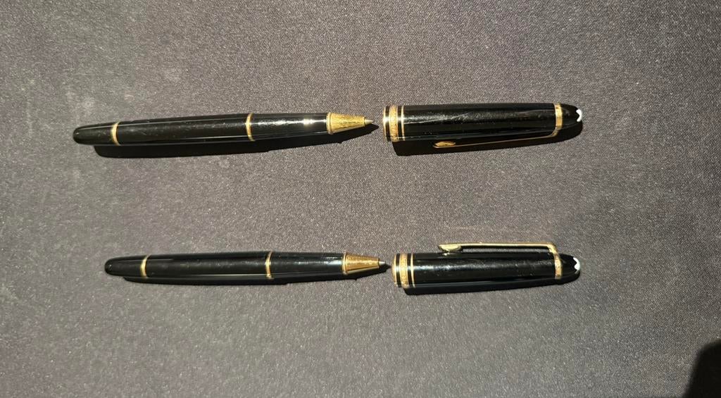 Montblanc Meisterstück pennen (2 stuks) – luxe schrijfpennen, Collections, Stylos, Utilisé, Stylo à bille, Mont Blanc, Enlèvement ou Envoi