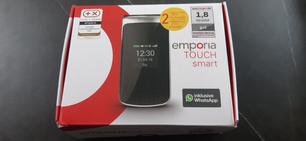 Emporia Touch Smart - Mobiele telefoon voor senioren, Telecommunicatie, Ophalen, Gebruikt, Zwart, Touchscreen