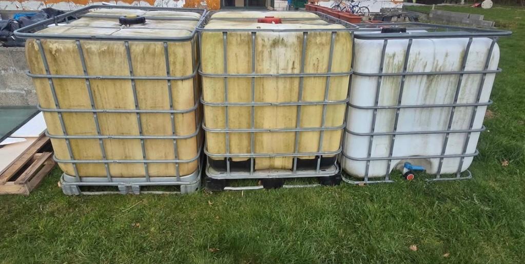 3 cubi 1000 l, Enlèvement