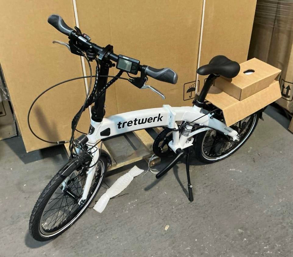 Elektrische plooifiets Tretwerk Foldo Akimbo – NIEUW IN DOOS, Fietsen en Brommers, Fietsen | Vouwfietsen, Ophalen, Nieuw, Versnellingen