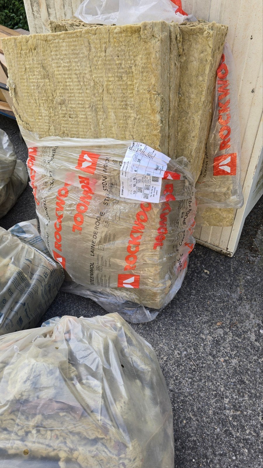 Rockwool rotswol panelen 7 cm en 3 zakken vulling 6 en 7 cm, Doe-het-zelf en Bouw, Ophalen