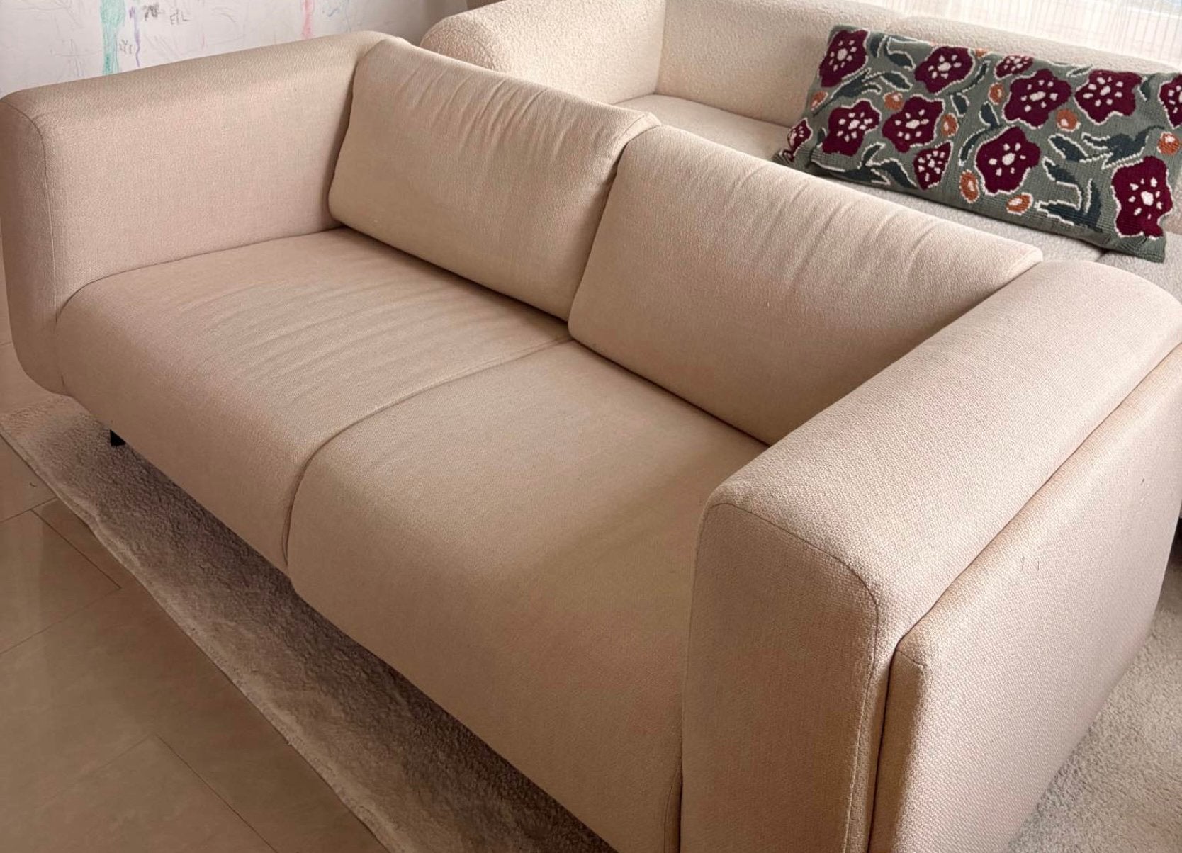 Canapé Maison du Monde - beige, Maison & Meubles, Enlèvement, Comme neuf