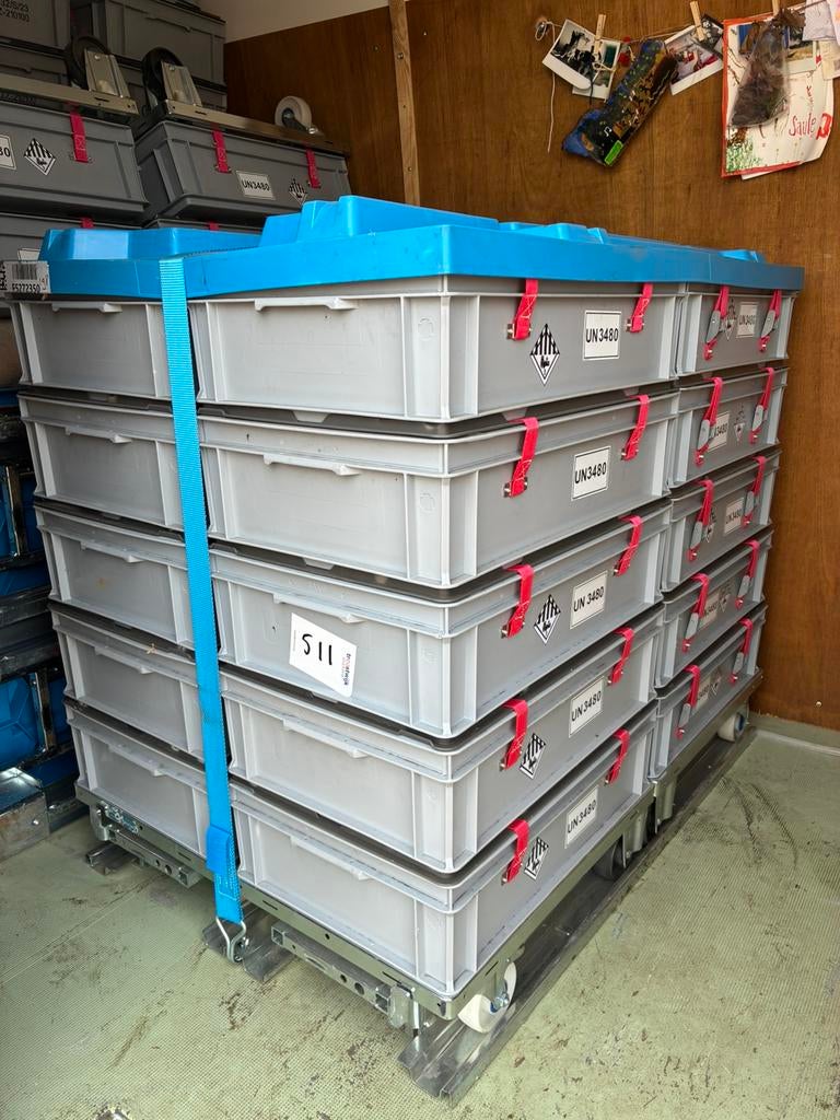 Compleet pallet euronormdozen. Hartwall, Auer, Rako., Ophalen, 100 cm of meer, 60 cm of meer, Bak of Kist