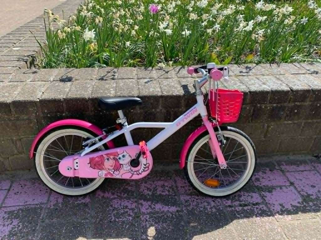 Fiets BTWIN 16 inch - meisjesfiets - kinderfiets, Ophalen