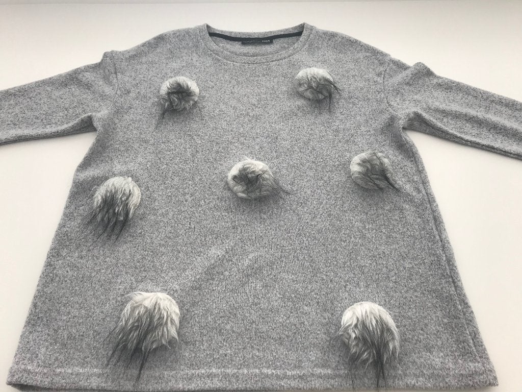 Pull gris ZARA taille S, en parfait état !, Gris, Enlèvement ou Envoi, Comme neuf, Zara