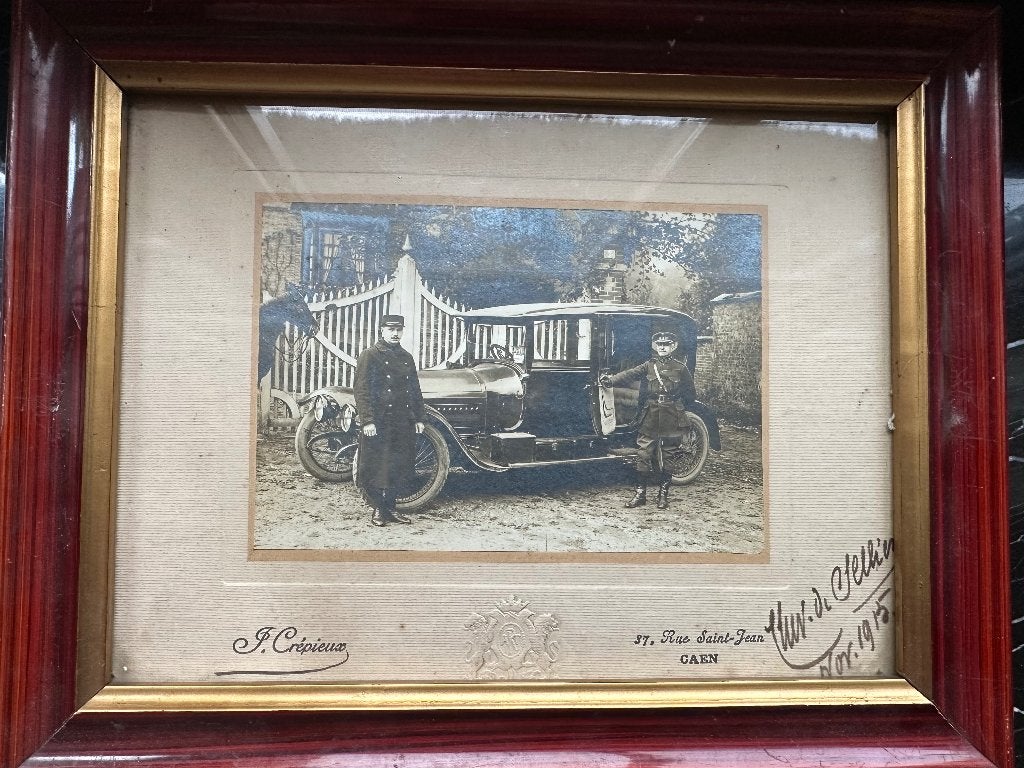 Photographie signée Général de Selliers, Enlèvement ou Envoi, Armée de terre, Photo ou Poster
