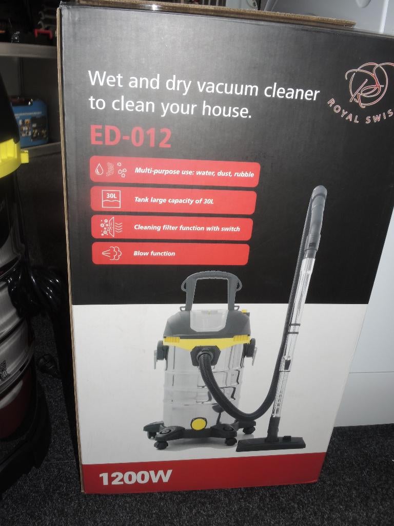 Stofzuiger water en stof nieuw!, Electroménager, Aspirateurs, Neuf, 1200 à 1600 watts, Réservoir, Enlèvement ou Envoi