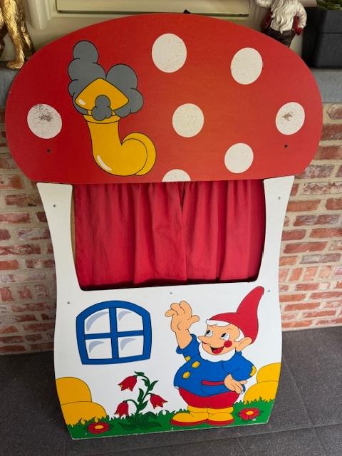 poppenkast en poppenkastpoppen, Kinderen en Baby's, Speelgoed | Poppen, Ophalen, Gebruikt, Overige typen