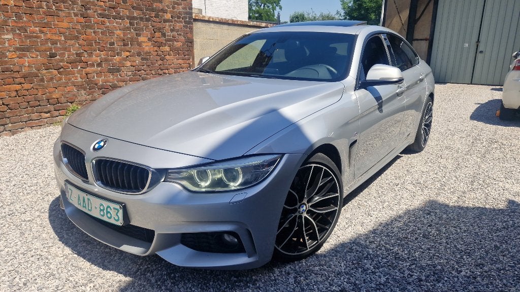 Bmw 420d, Autos, Cuir, Argent ou Gris, Euro 6, Boîte manuelle