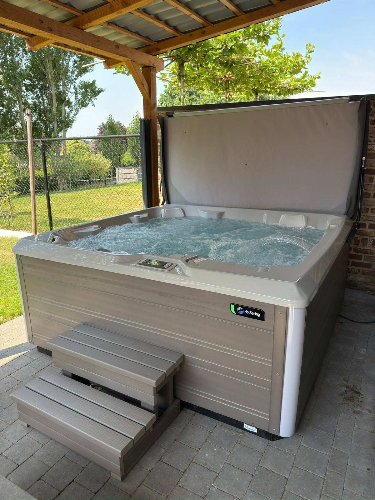 Hotspring Limelight Flair (2020) topstaat met factuur, Jardin & Terrasse, Bains à remous et Spas, Comme neuf, Enlèvement