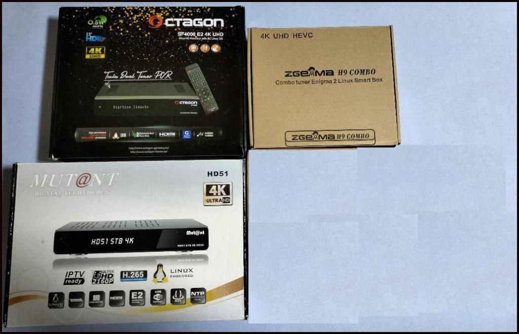 Récepteeurs satellite 4K, TV, Hi-fi & Vidéo, Antennes paroboliques, Comme neuf, Enlèvement ou Envoi
