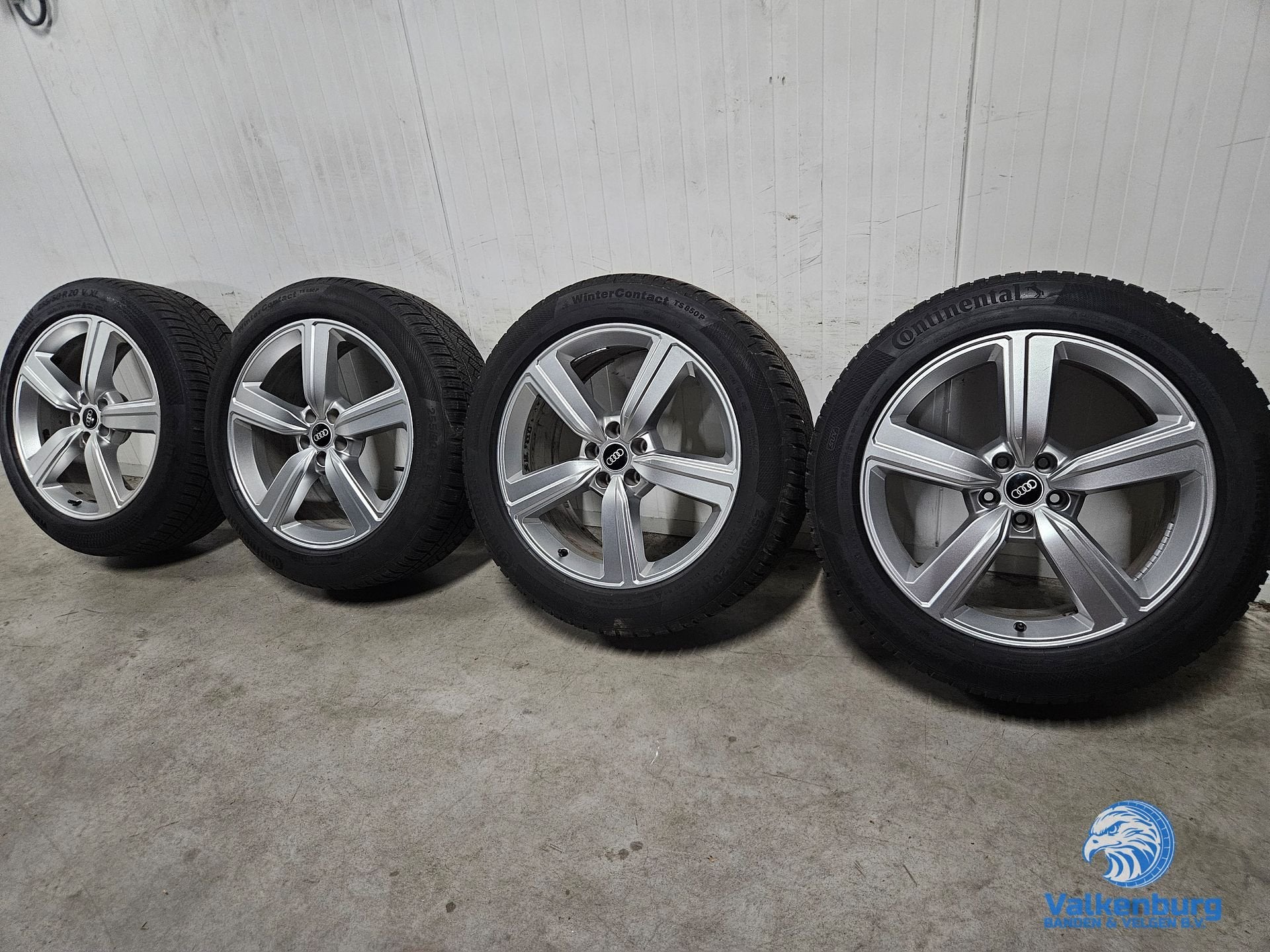 7-8mm! Originele Audi E-tron 4KE 20 inch velgen 5x112 winter, Auto-onderdelen, Gebruikt, 255 mm, -, -