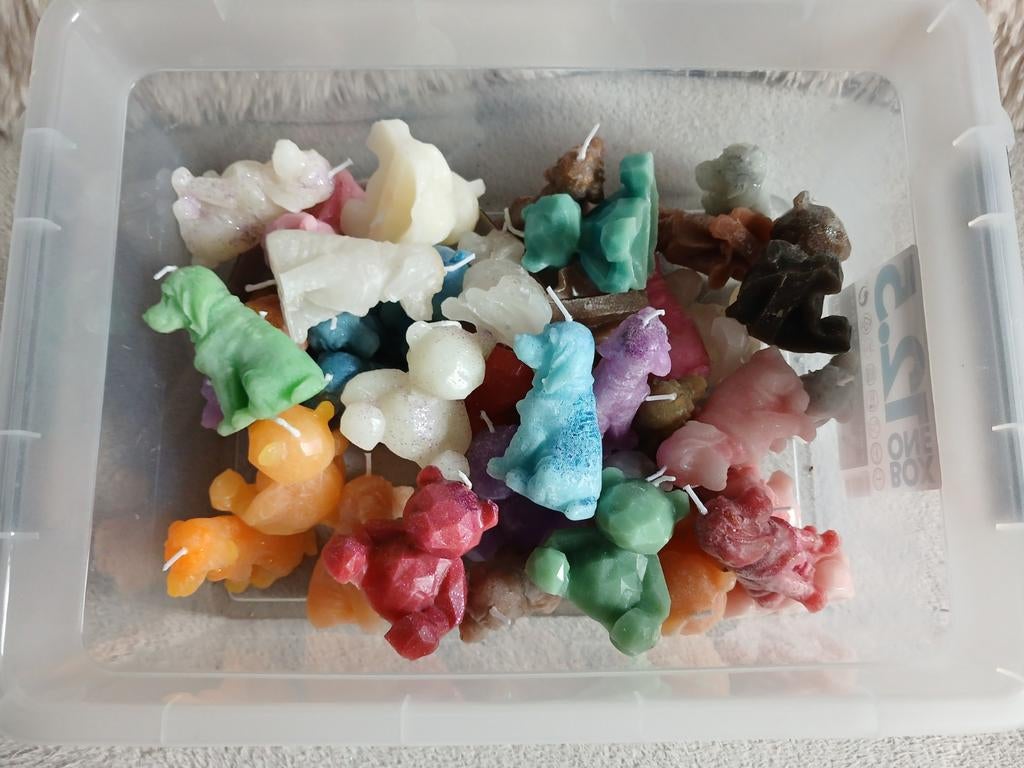 Gros lot de bougies ourson/chien neuves., Maison & Meubles, Enlèvement ou Envoi