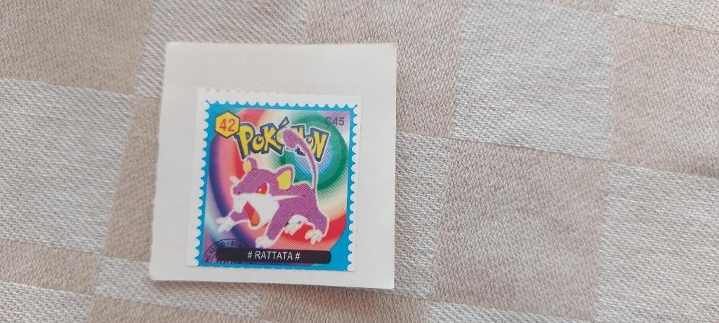 Timbre Pokemon Rare Limité Rattata, Enlèvement ou Envoi, Neuf, Autres types
