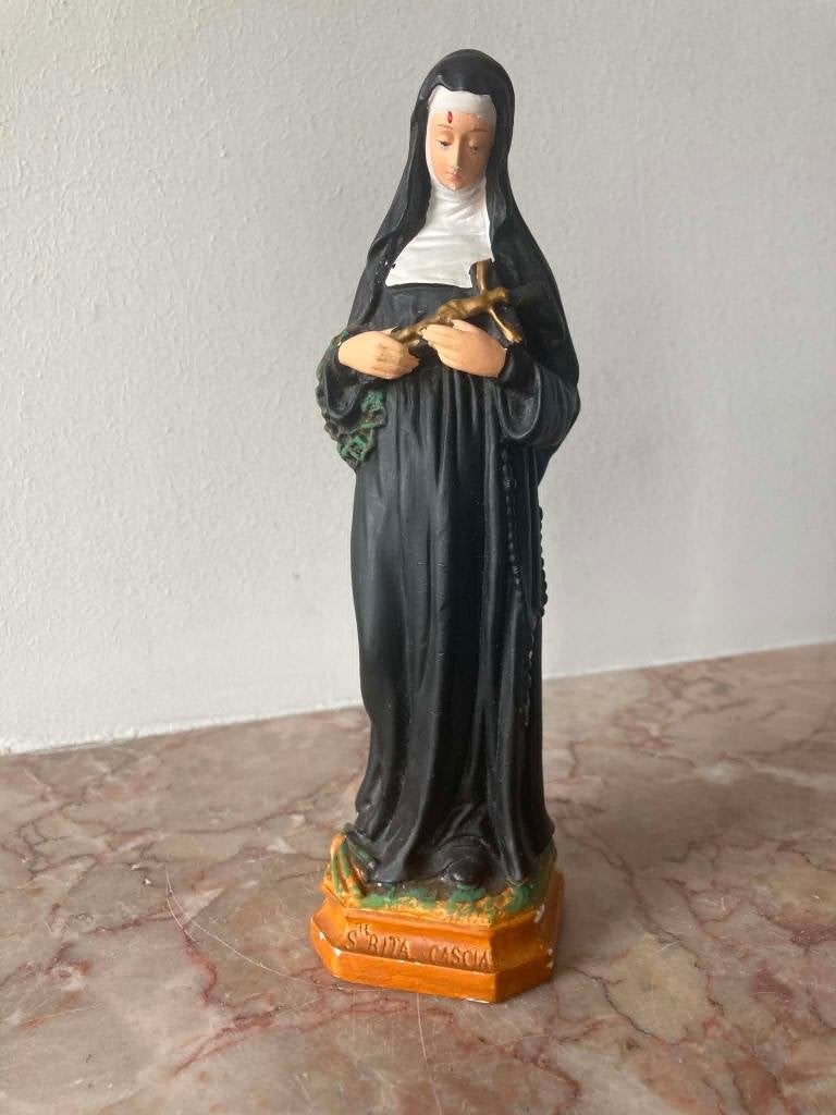Beeldje heilige Rita (20 cm), Antiek en Kunst, Ophalen of Verzenden