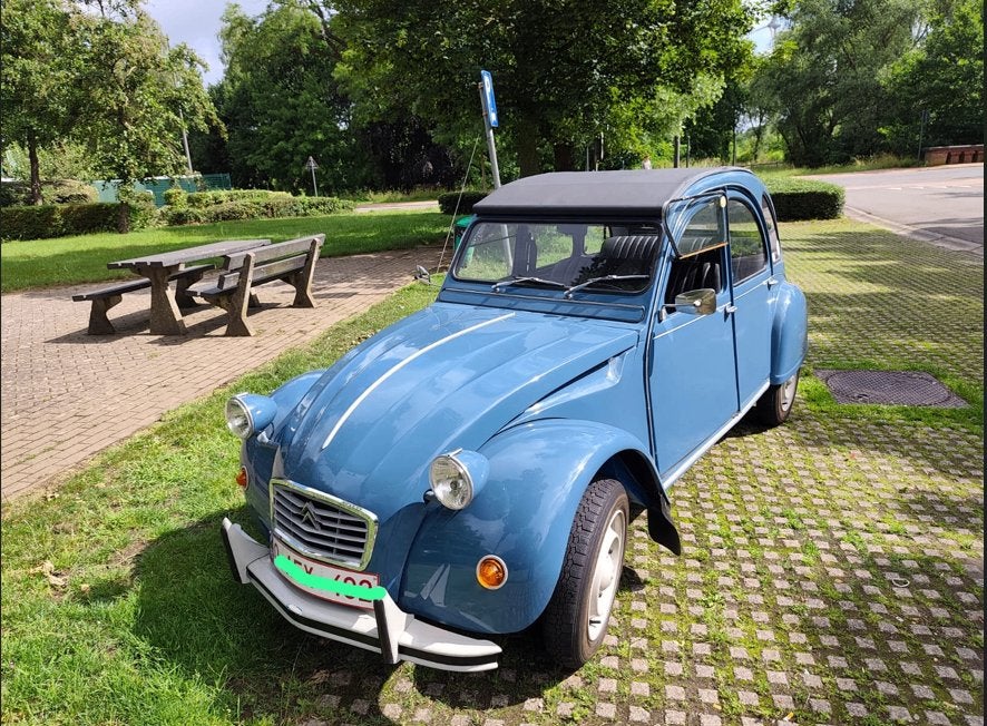 2pk, Auto's, Citroën, Voorwielaandrijving, 2CV, Cabriolet, Blauw