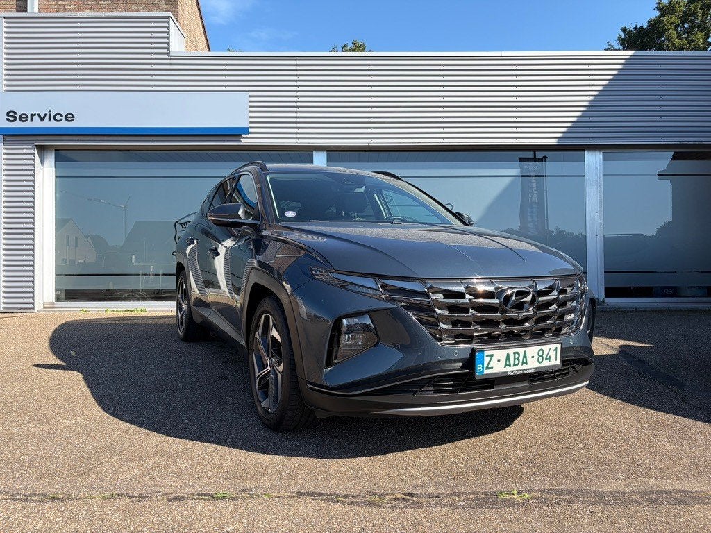 Hyundai Tucson1.6 T-GDi MHEV Shine - 1e Eig - Onderhouden, Auto's, Voorwielaandrijving, Dealer onderhouden, 4 cilinders, Blauw