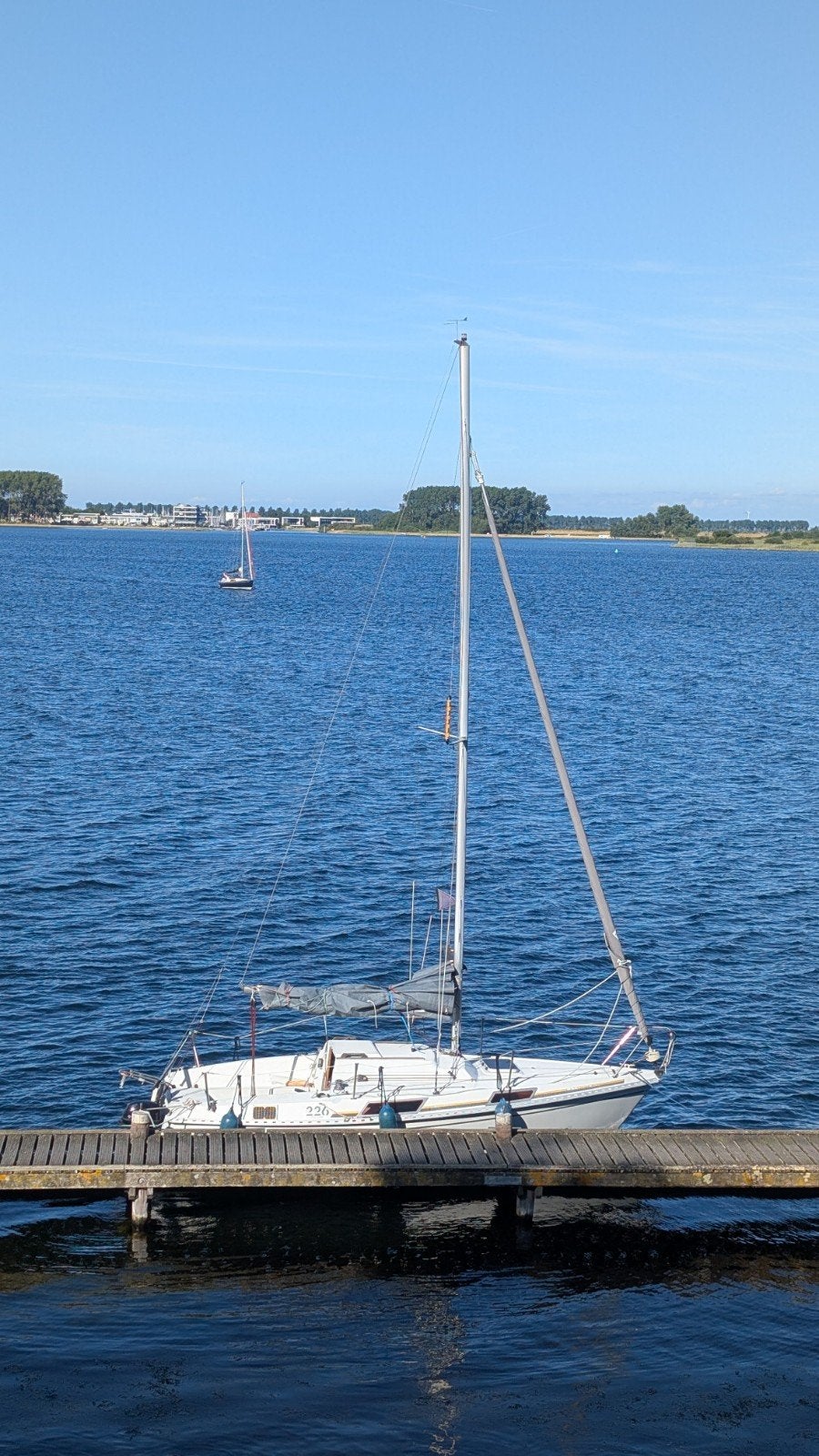 Feeling 226 récent motor en nieuwe zeilen zeilboot vaarklaar, 6 ch, 1 cm, Enlèvement, Utilisé