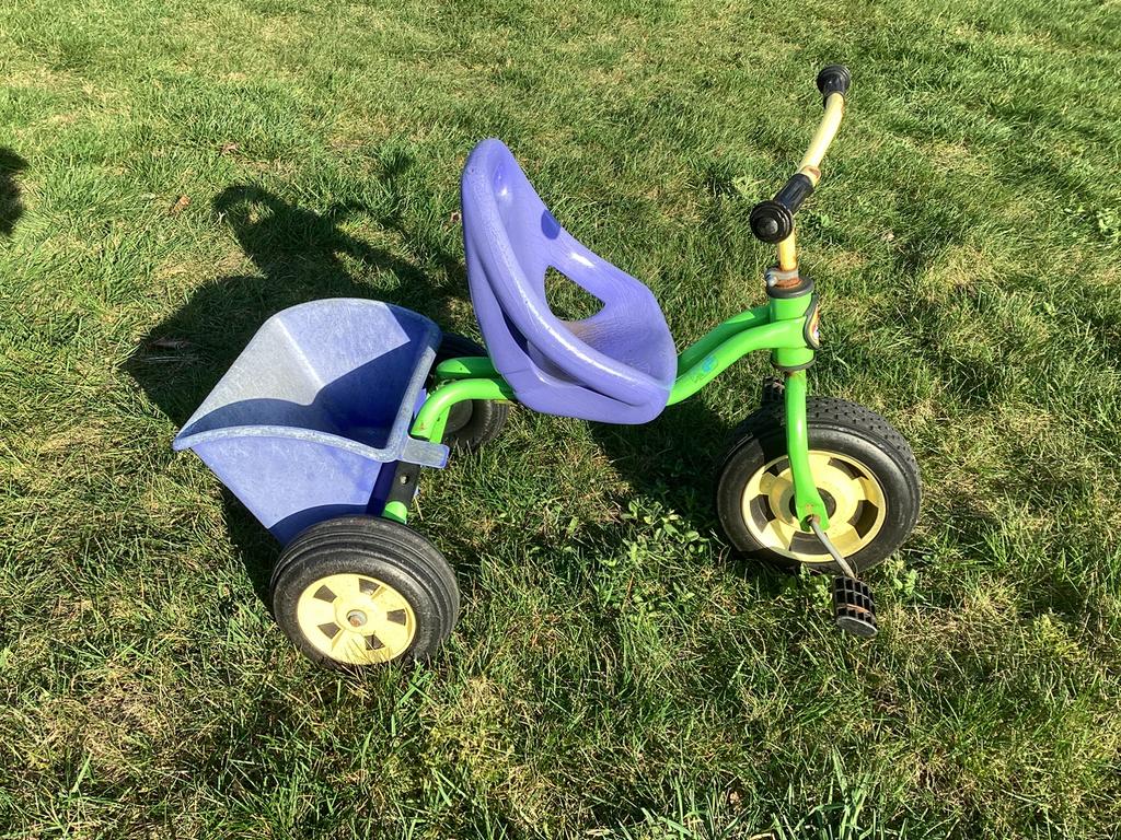 Driewieler met laadbak, Enlèvement, Utilisé