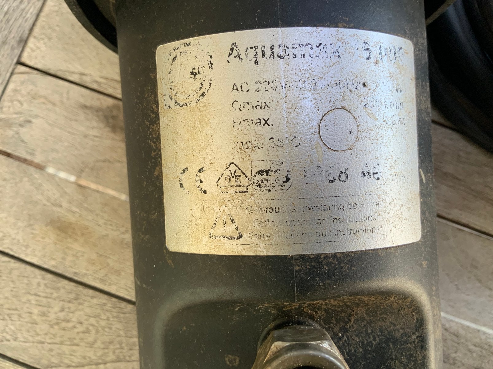 Aquamax 3500 vijverpomp - gebruikt, Jardin & Terrasse, Accessoires pour étangs, Enlèvement, Pompe de bassin