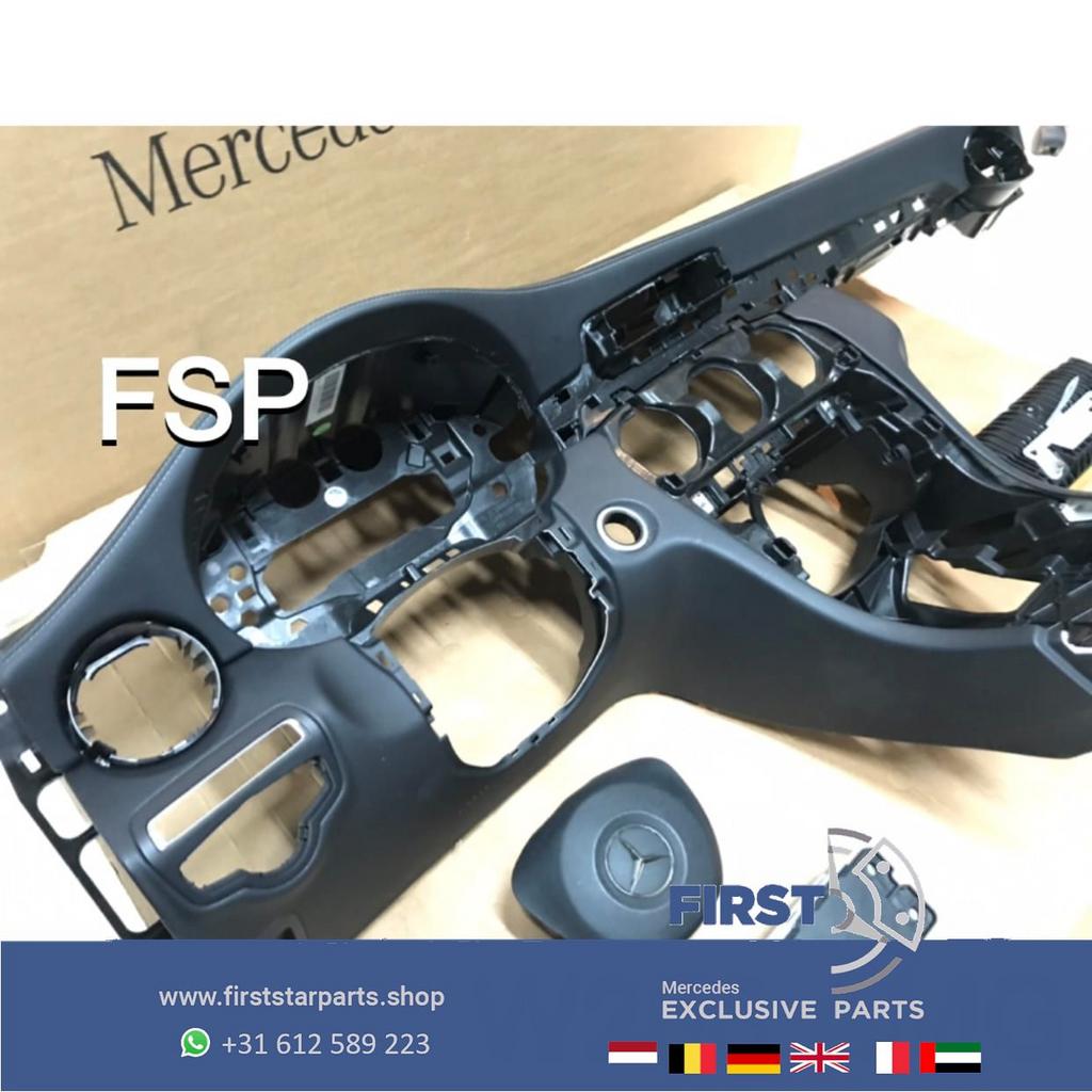 W205 C43 C63 dashboard airbagset Mercedes C Klasse 2019 leer, Auto-onderdelen, Gebruikt, -, Ophalen of Verzenden, -