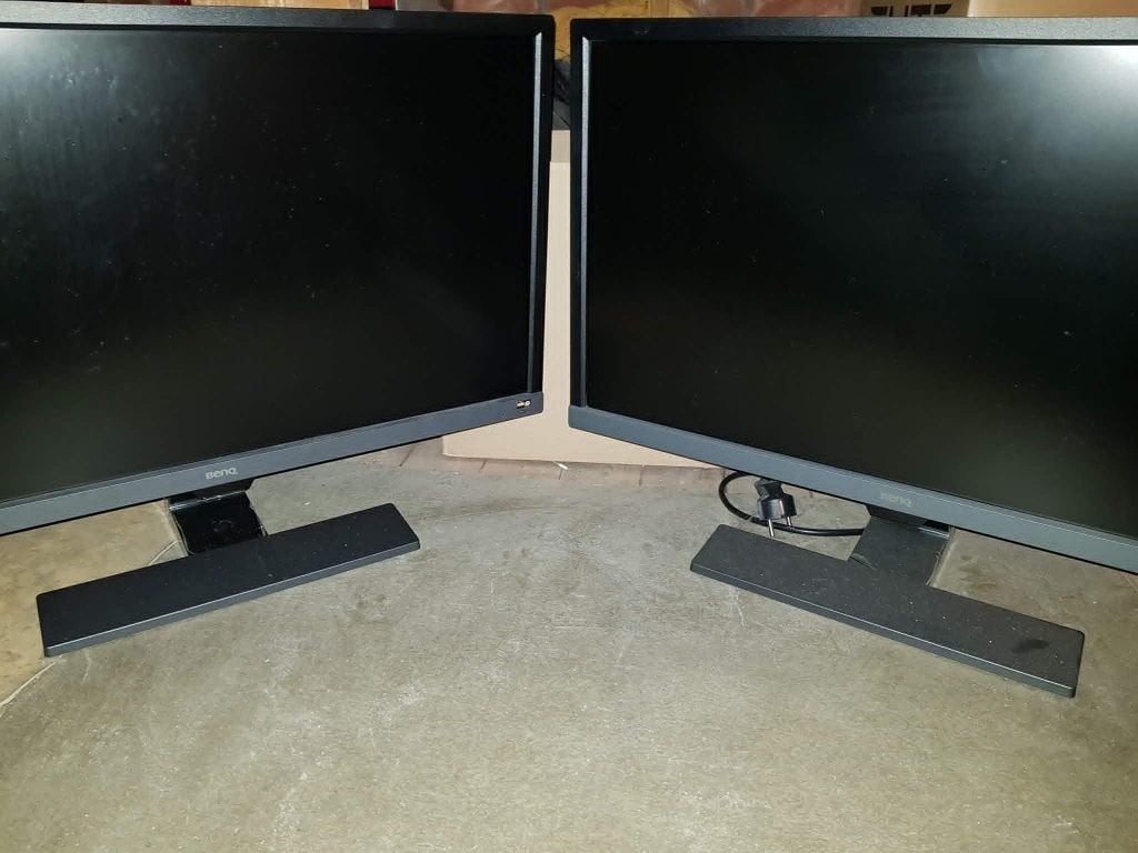 2 x BenQ EL2870U, 4K gaming monitor, Computers en Software, Gebruikt, BenQ, Ultra HD (4K), DisplayPort