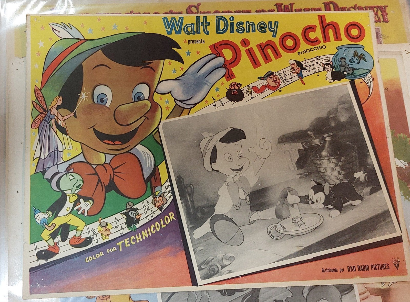 Spaanse lobbykaart Pinocchio 1940, Ophalen