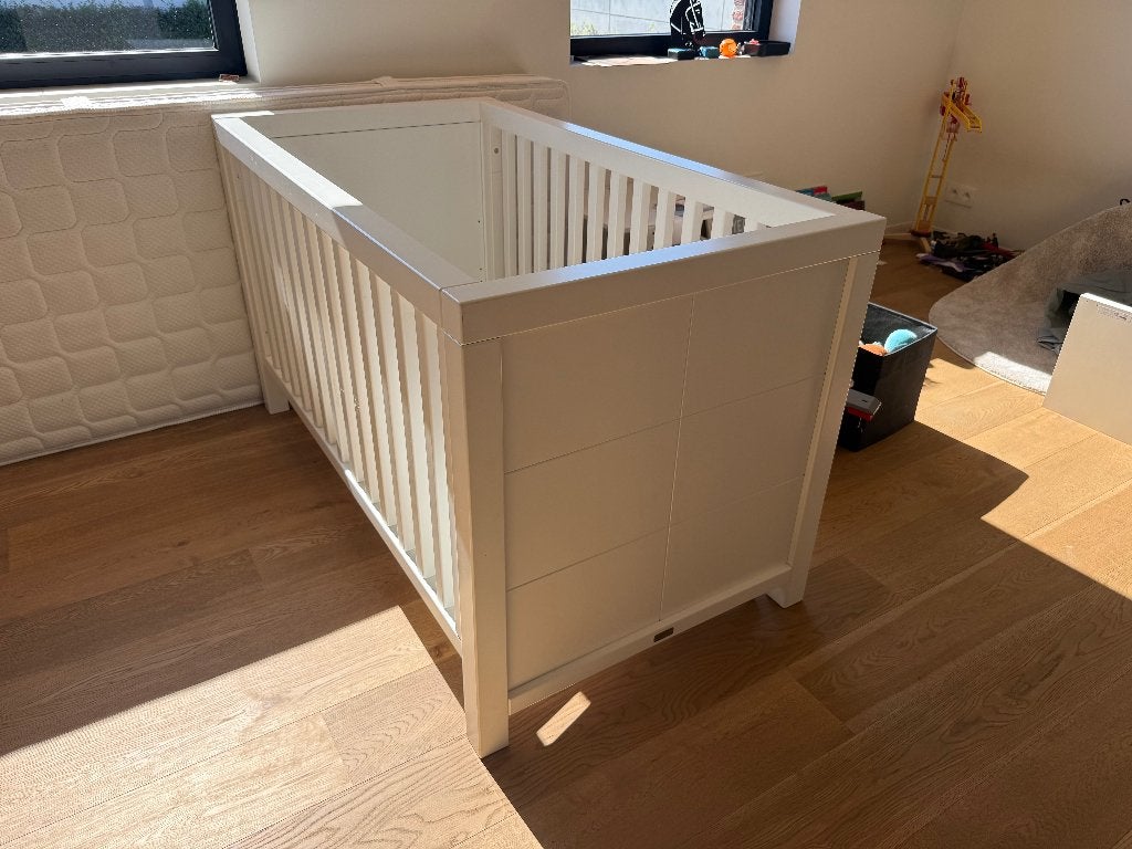 Quax kinderbed 140x70cm met schuif, ombouw en matras, Gebruikt, 70 tot 85 cm, 140 tot 160 cm, Ophalen
