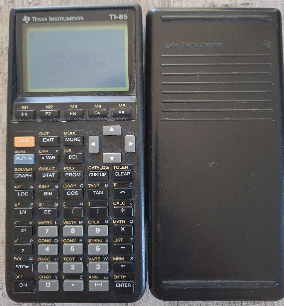 Texas Instruments TI-85, Ophalen of Verzenden, Grafische rekenmachine, Gebruikt