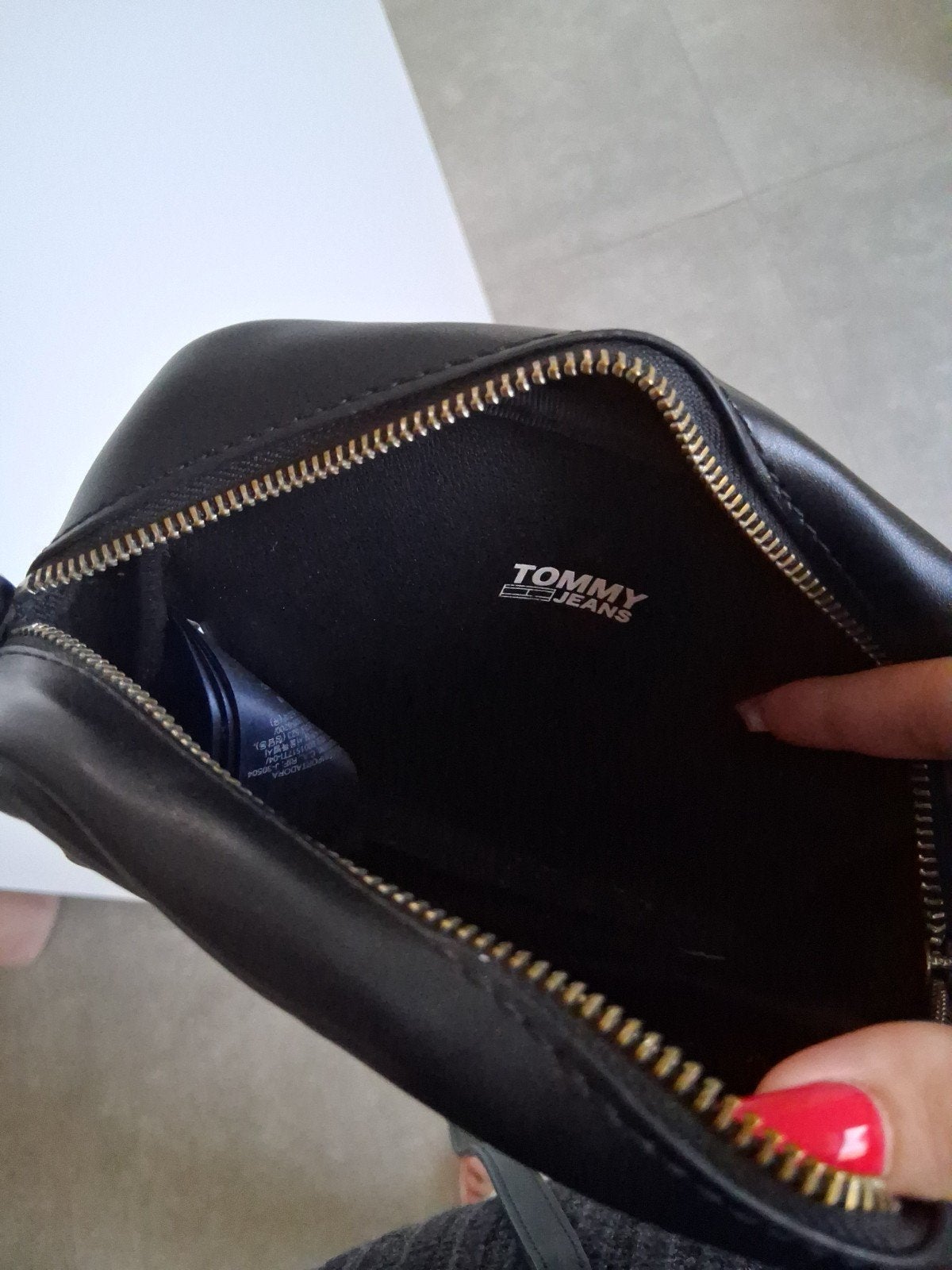 handtas tommy hilfiger, Overige merken, Gebruikt, Zwart, Ophalen of Verzenden