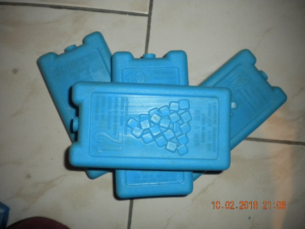 Koelblokken of koelelementen, Ophalen, Koelelement