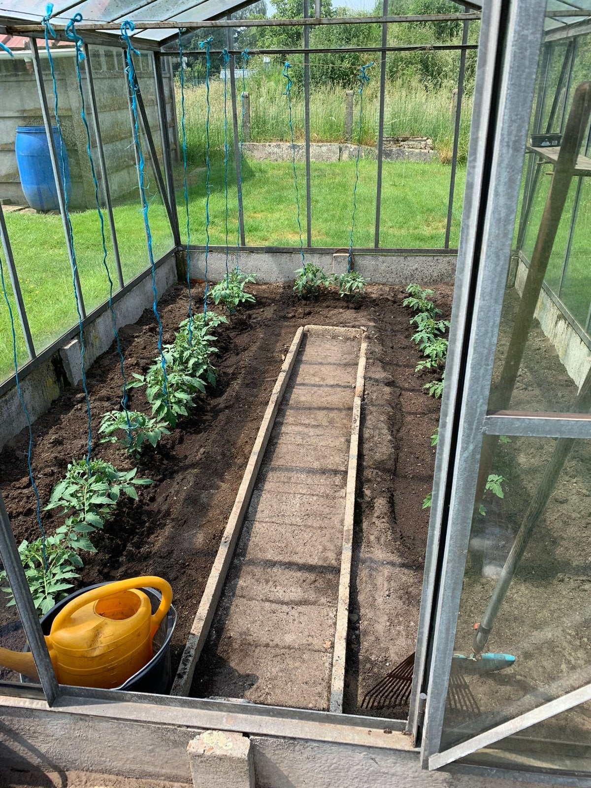 Galva serre, Tuin en Terras, Kweekkas, Zo goed als nieuw, Glas, Ophalen