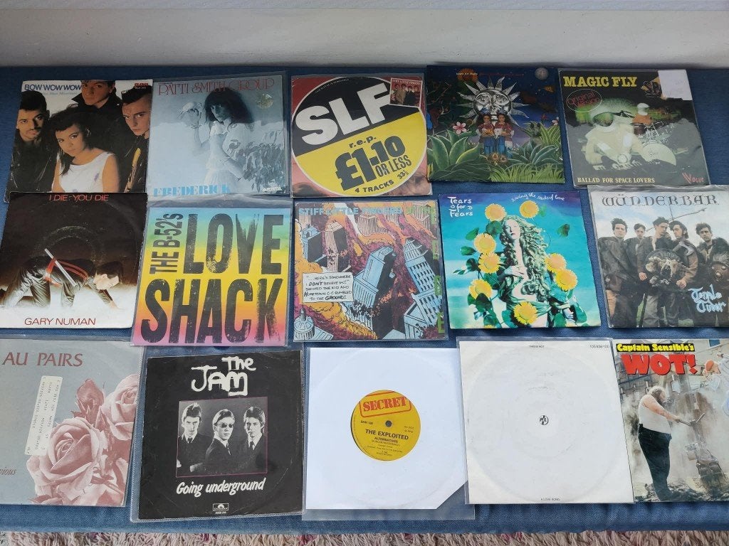 lot punk en rock, Ophalen of Verzenden