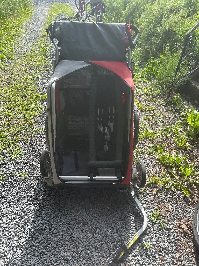 Fiets kar chariot, Vélos & Vélomoteurs, Accessoires vélo | Remorques, 20 à 40 kg, Enlèvement, Utilisé, Thule / Chariot