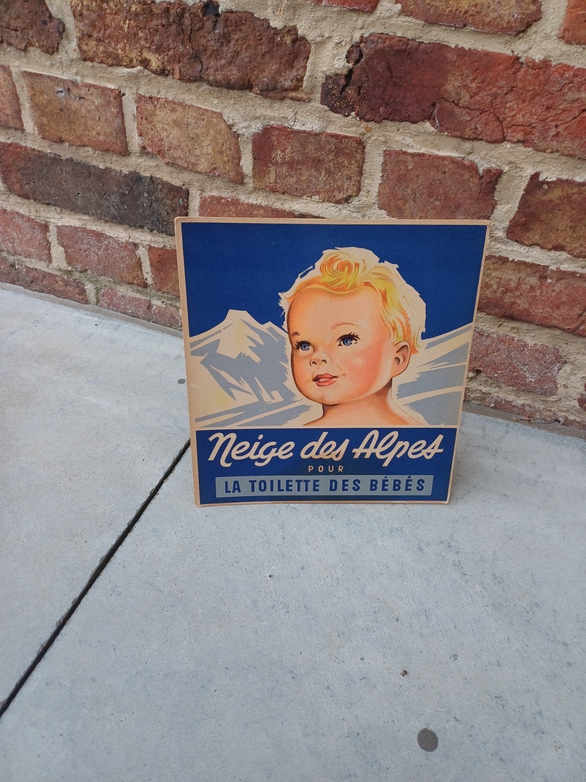 reclamebord karton, Ophalen of Verzenden, Reclamebord