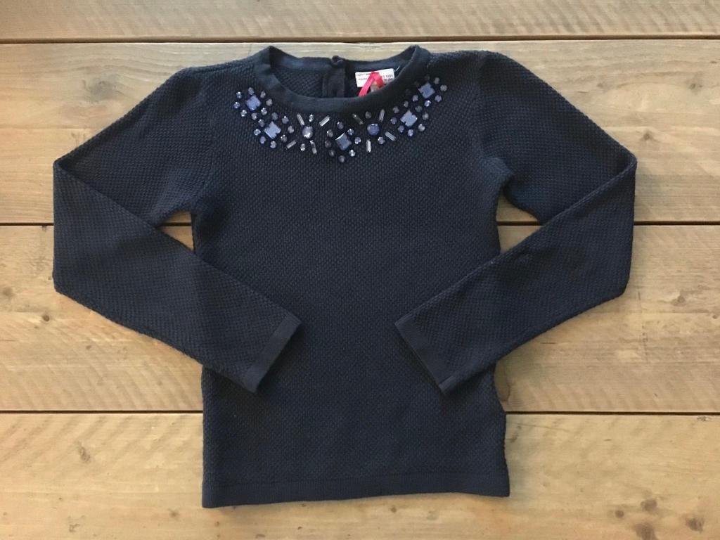 JBC, marine blauwe trui (dunner) maat 116 - 122, Kinderen en Baby's, Kinderkleding | Maat 116, Ophalen of Verzenden, JBC., Meisje
