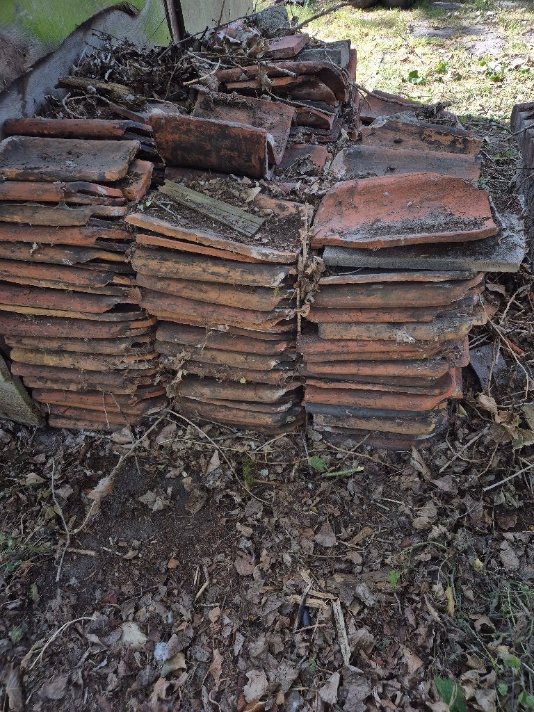 Dakpannen GRATIS, Doe-het-zelf en Bouw, Ophalen, Gebruikt, Dakpannen, Overige kleuren