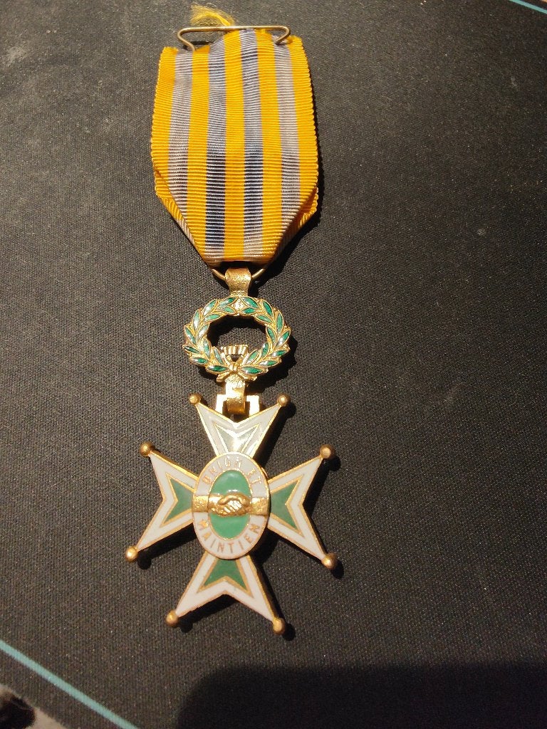 médaille croix Belge union et maintien, Collections, Enlèvement ou Envoi