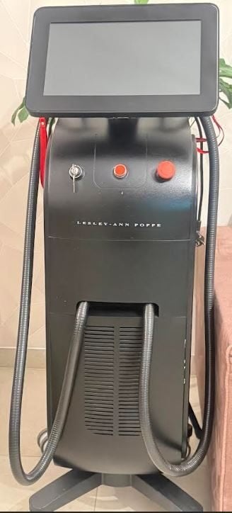 Professionele SHR/HR ontharingslaser met diode handstuk, Elektronische apparatuur, Ophalen, Zo goed als nieuw, Scheren en Epileren