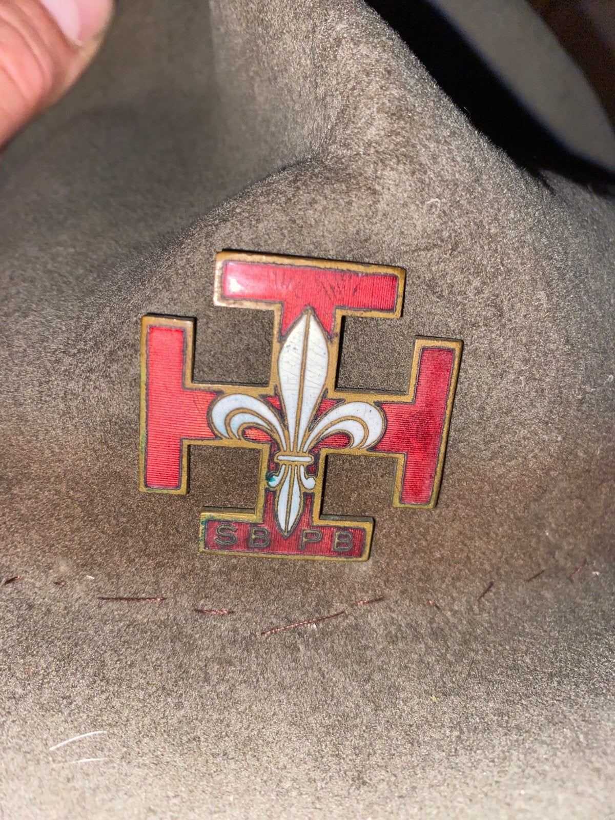 Ancien chapeau chef scout, Enlèvement ou Envoi, Comme neuf