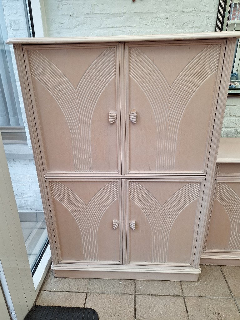 Armoire, Teck, Avec porte(s), Enlèvement, Utilisé