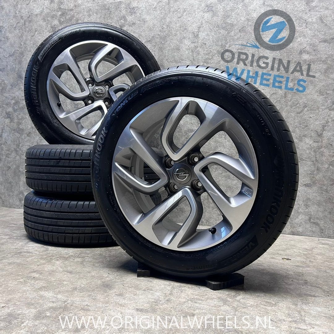 16 inch originele velgen + zomerbanden Opel Crossland X, Auto-onderdelen, Gebruikt, -, Banden en Velgen, Ophalen of Verzenden