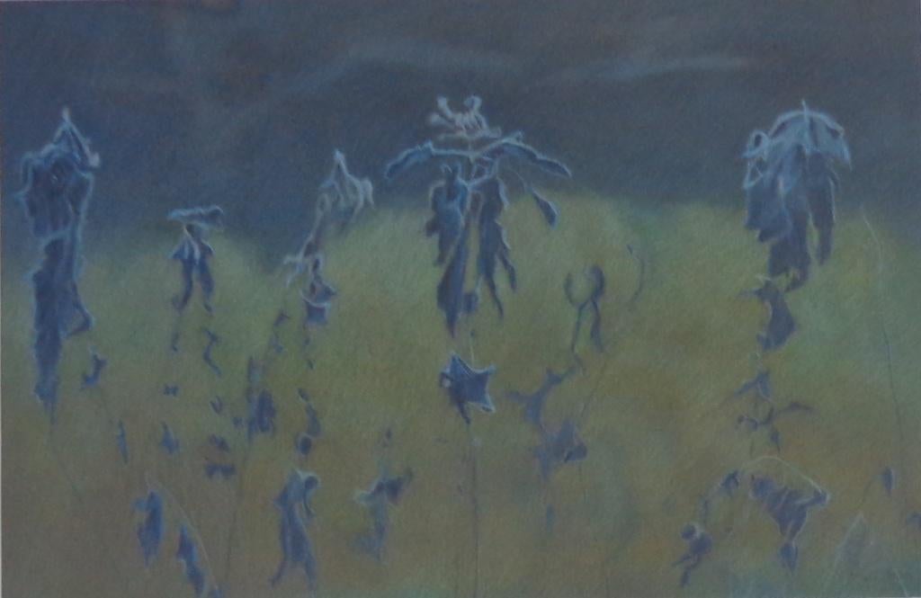 ROBERT WUYTACK / FIGURATIE / ORIGINEEL WERK / 52x72cm KADER, Enlèvement, Verre, Signé