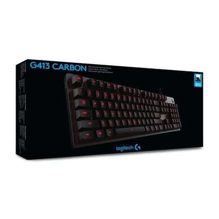 Logitech G G413 Carbon toetsenbord USB QWERTY, Computers en Software, Toetsenborden, Ophalen, Logitech G, Zo goed als nieuw, Qwerty