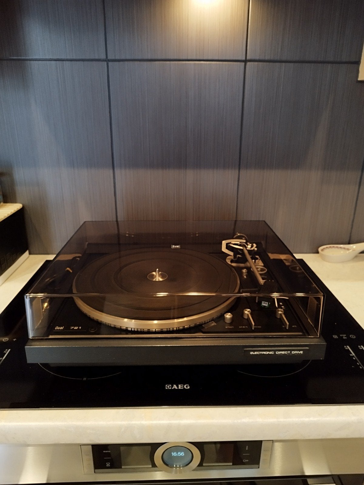 Platine vinyle dual cs 721, TV, Hi-fi & Vidéo, Enlèvement, Reconditionné, Dual, Automatique