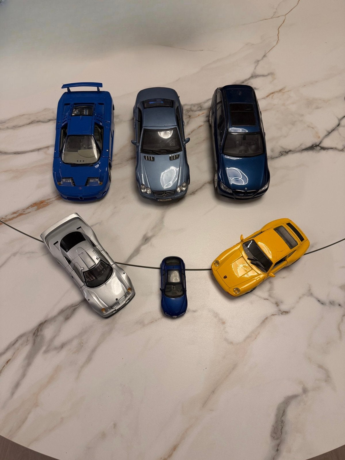 Lot de modèles réduits de voitures 1:18 + 1:24, Enlèvement, Utilisé, Voiture