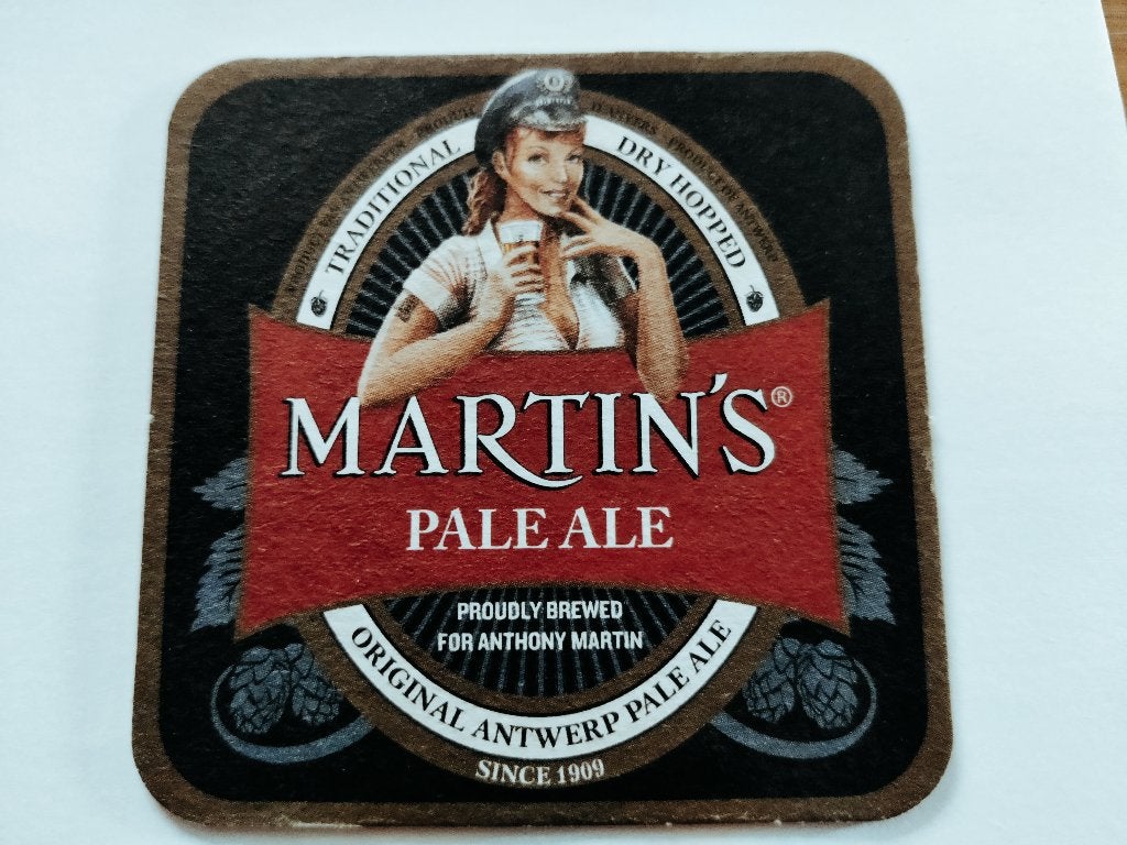 Bierviltje Martin's Pale ale R/V, Collections, Marques de bière, Enlèvement ou Envoi, Comme neuf, Sous-bock, Autres marques