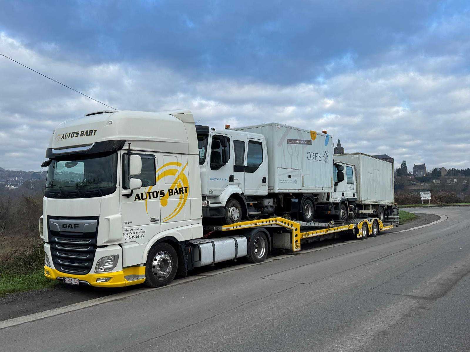 Oszan Treyler 2 AXLE SEMI Trucktransporter, Bedrijf, Overige brandstoffen, Te koop, Aanhangers en Opleggers