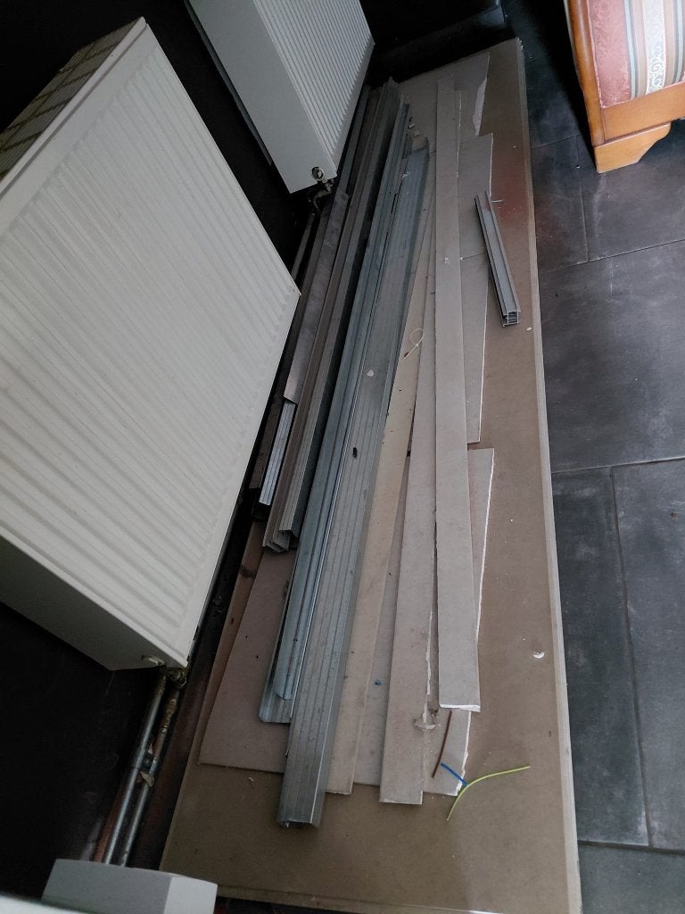 5 Gyproc  platen  en profielen 2.60 × 60 cm, Doe-het-zelf en Bouw, Ophalen