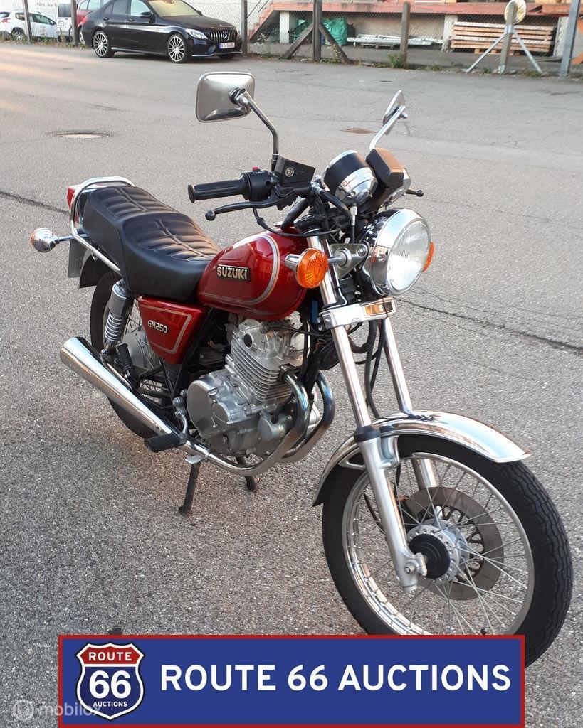 Suzuki GN 250 | 1996 | Route 66 Auctions, Zwart, Bedrijf, Handgeschakeld, Overige carrosserie